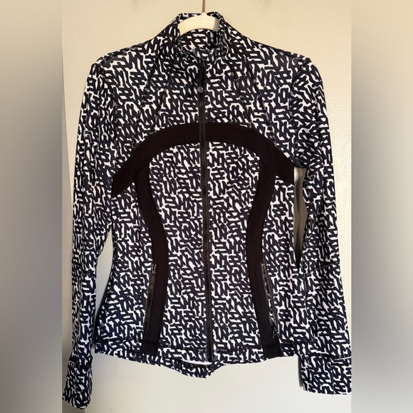 Lululemon Define Jacket - Net Pop Black & White - Picture 2 of 5